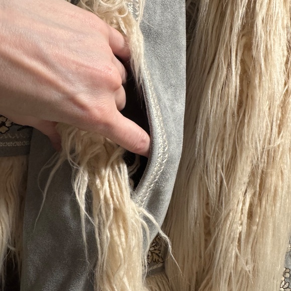 Spell & The Gypsy Collective Joplin Shearling / Penny Lane Jacket M/L - Picture 4 of 16